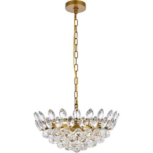 Emilia 5 Light 18 inch Brass Pendant Ceiling Light