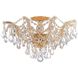 Maria Theresa 5 Light 19 inch Gold Semi Flush Ceiling Light in Clear Swarovski Strass