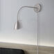 Windford 20 inch 50.00 watt Satin Chrome Task Wall Light, Gooseneck