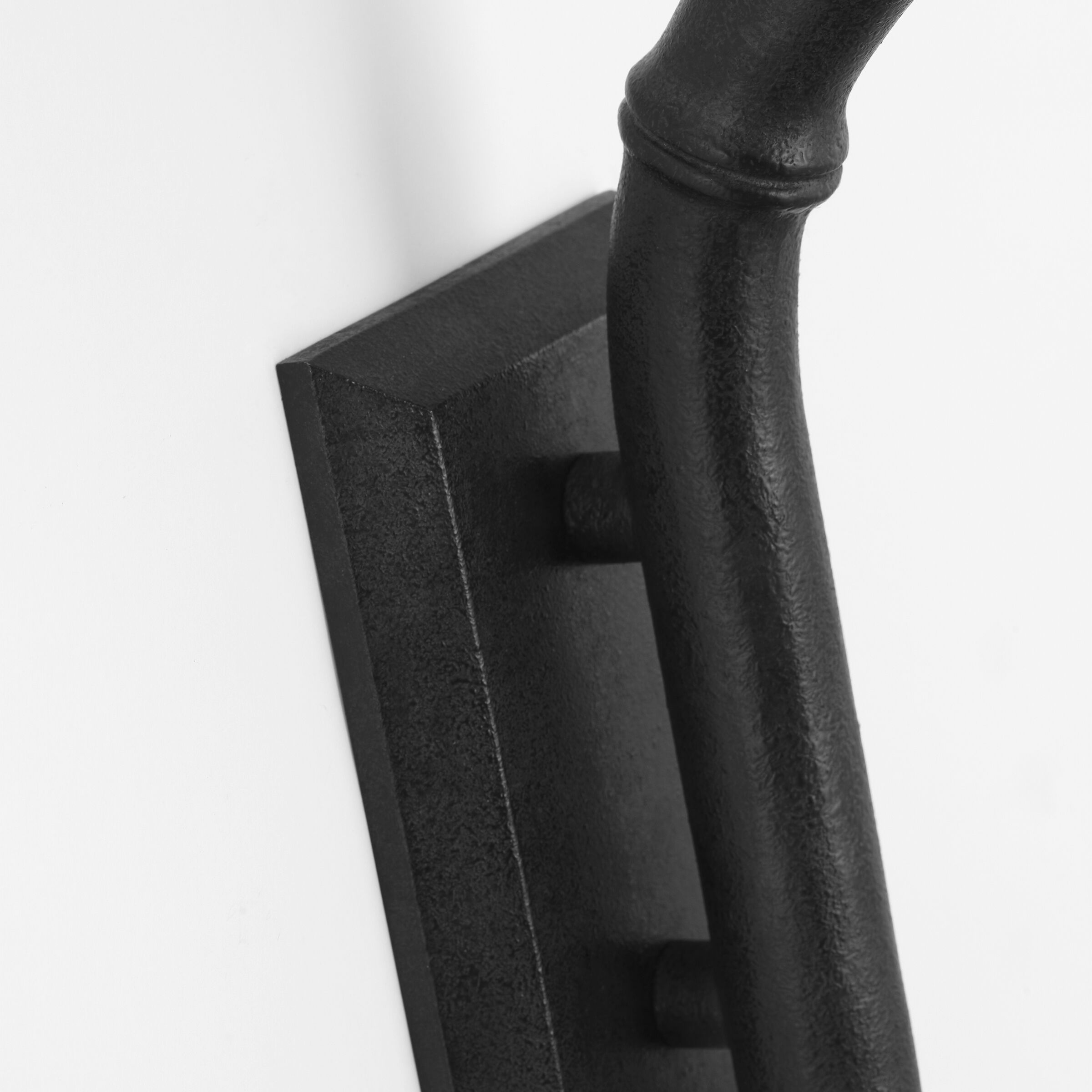 Fisher Weisman Alana LED 12 inch French Rust Curved Tail Sconce Wall Light