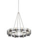 Aenon 10 Light 36 inch Pewter Chandelier Ceiling Light