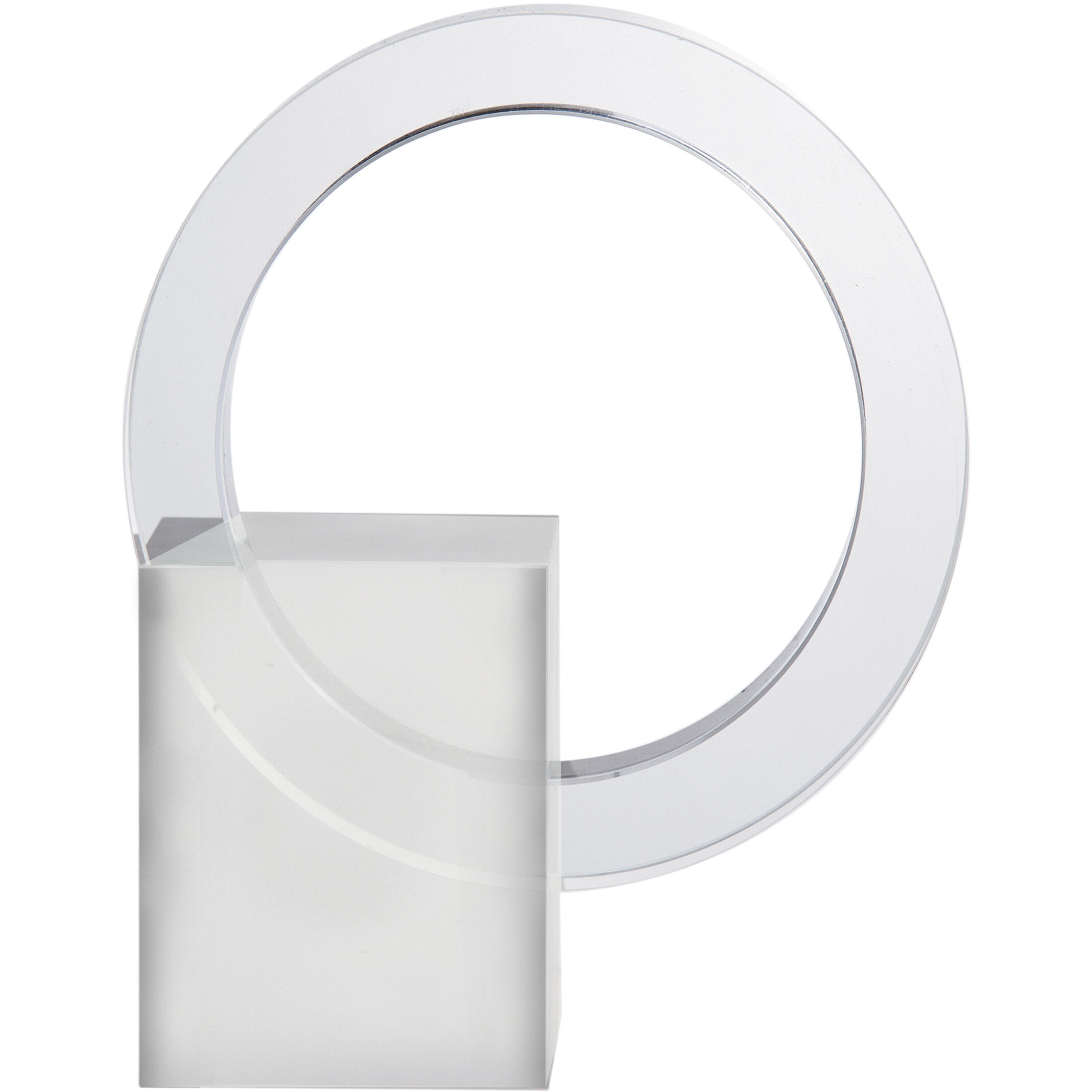 Anita Clear Glass Sculpture Table Décor