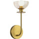 Alora Mood Sylvia 1 Light 5 inch Brushed Gold Wall/Vanity Light Wall Light
