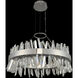 Glacier LED 32 inch Chrome Pendant Ceiling Light
