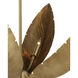 Bird of Paradise 6 Light 33 inch Antique Brass Chandelier Ceiling Light