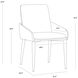 Carlo Black / Dillon Thunder Dining Armchair