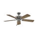 Lafayette 52 inch Pewter with Driftwood, Teak Blades Fan