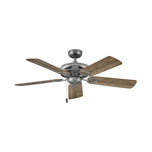 Lafayette 52 inch Pewter with Driftwood, Teak Blades Fan