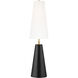 Kelly by Kelly Wearstler Lorne 33 inch 9 watt Coal Table Lamp Portable Light