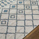 Lavadora 84 X 63 inch Blue Rug in 5 x 8, Rectangle