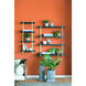 Two Tiers 36.2 X 20.5 X 9.8 inch Black Shelf