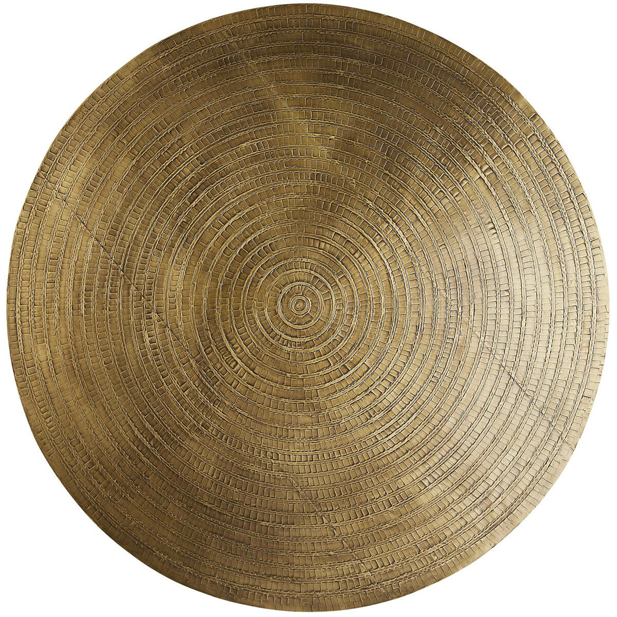 Daryl 36 inch Antique Brass and Antique Bronze Cocktail Table