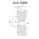 Vallora 2 Light 5.75 inch Aged Brass Vanity Light Wall Light