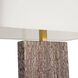 Uriah 28 inch 150 watt Dark Wood Vein and Antique Brass Table Lamp Portable Light