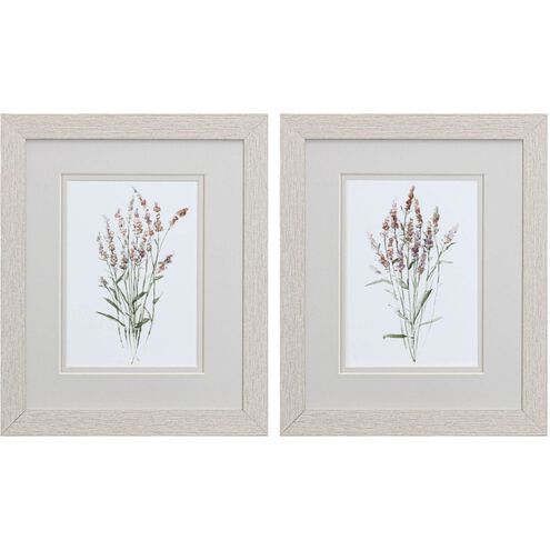 Florals Collection Red Framed Art