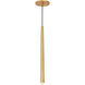 Sean Lavin Pylon LED Natural Brass Pendant Ceiling Light, Integrated LED