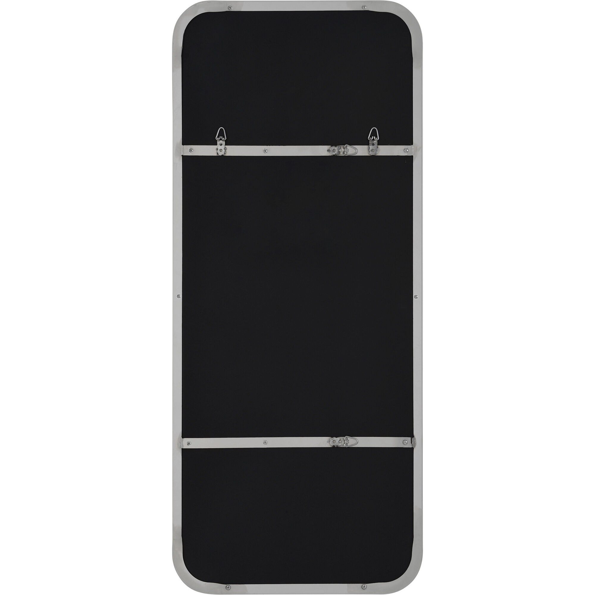 Delphinus 46 X 20 inch Satin NIckel Wall Mirror