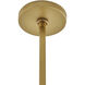 Sherwood 1 Light 11 inch Natural and Antique Brass Pendant Ceiling Light