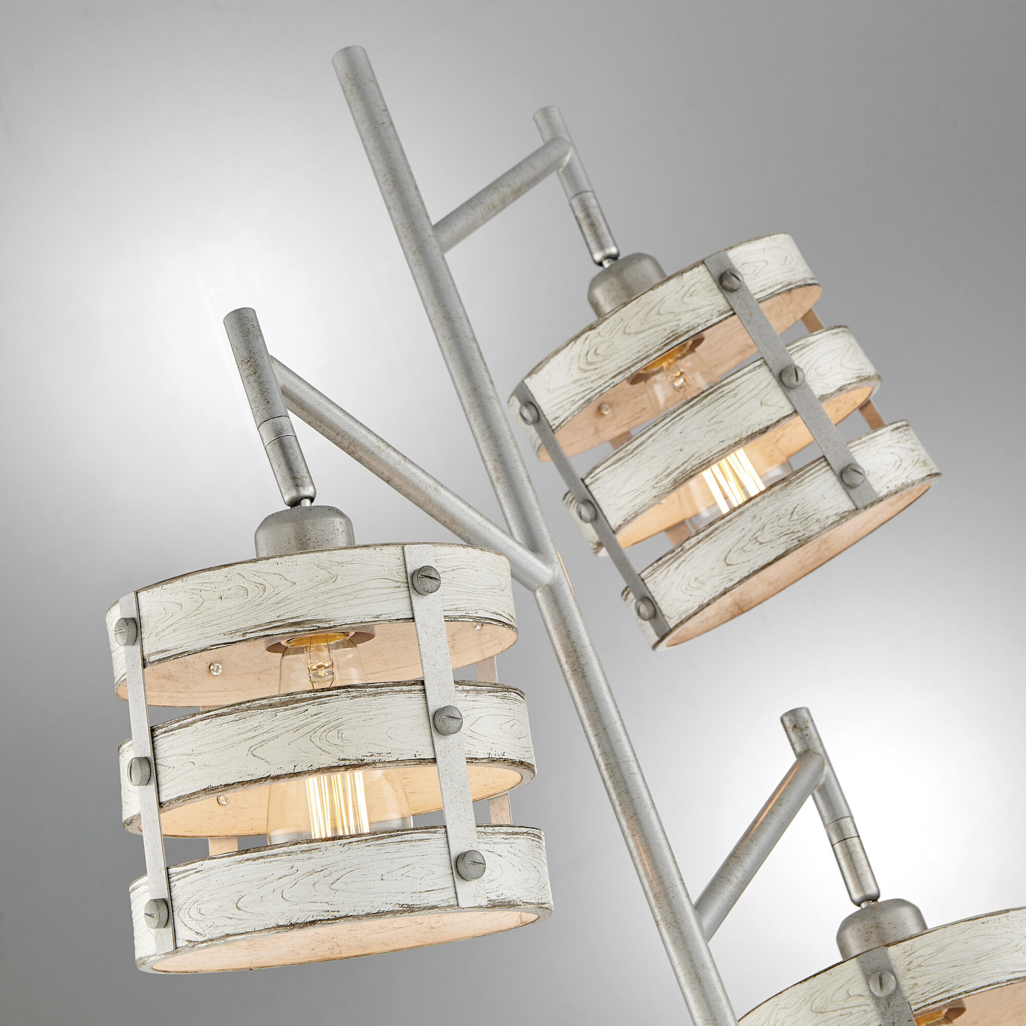 Balta 71 inch 60.00 watt White Wash Floor Lamp Portable Light