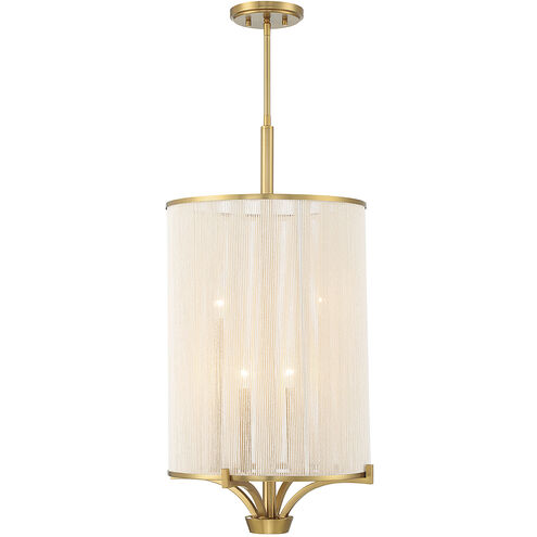 Wynwood 4 Light 16 inch Warm Brass Chandelier Ceiling Light