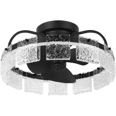 Fanin 20.62 inch Matte Black Outdoor Ceiling Fan