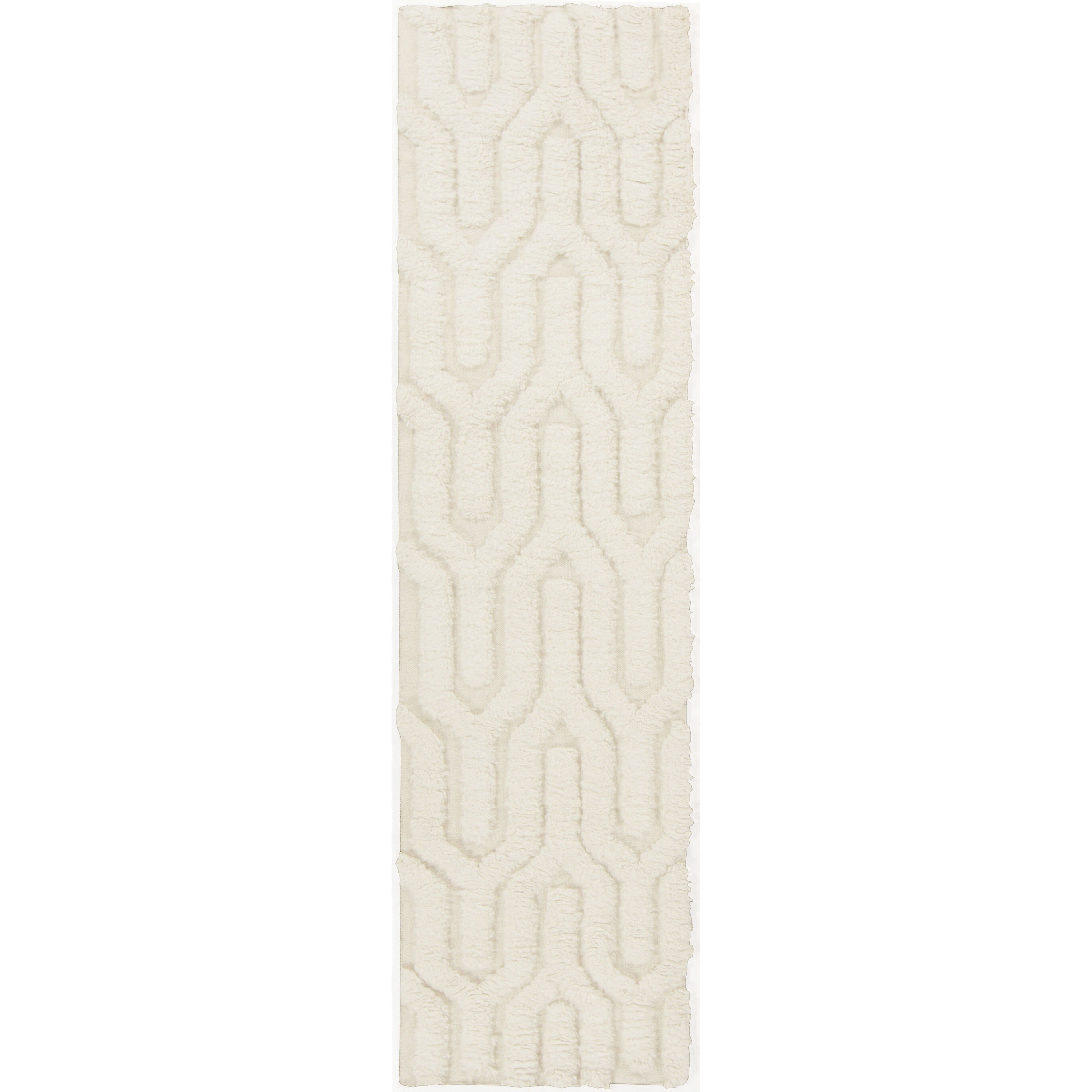 Kabru 96 X 30 inch Cream Rug