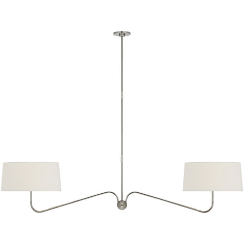 Thomas O'Brien Canto LED 68 inch Polished Nickel Linear Chandelier Ceiling Light