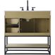 Caroline 36 X 34 inch Honey Brown Bathroom Vanity Cabinet