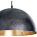 Sigmund 1 Light 15 inch Black Pendant Ceiling Light, Small