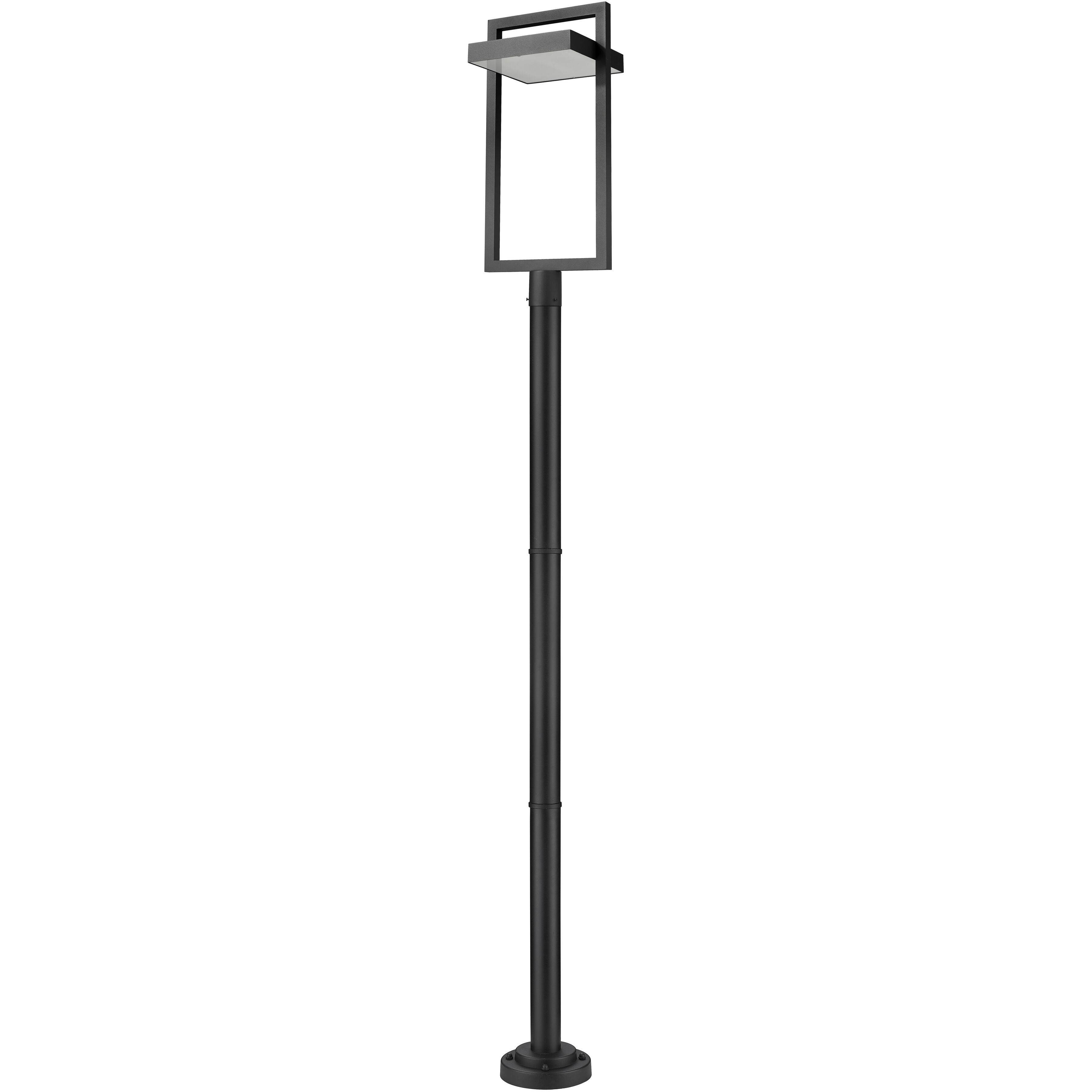 Luttrel LED 104.25 inch Black Outdoor Post Mounted Fixture