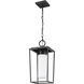 Sheridan 1 Light 8 inch Black Outdoor Chain Mount Ceiling Fixture
