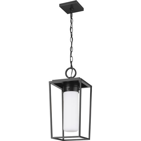 Sheridan 1 Light 8 inch Black Outdoor Chain Mount Ceiling Fixture