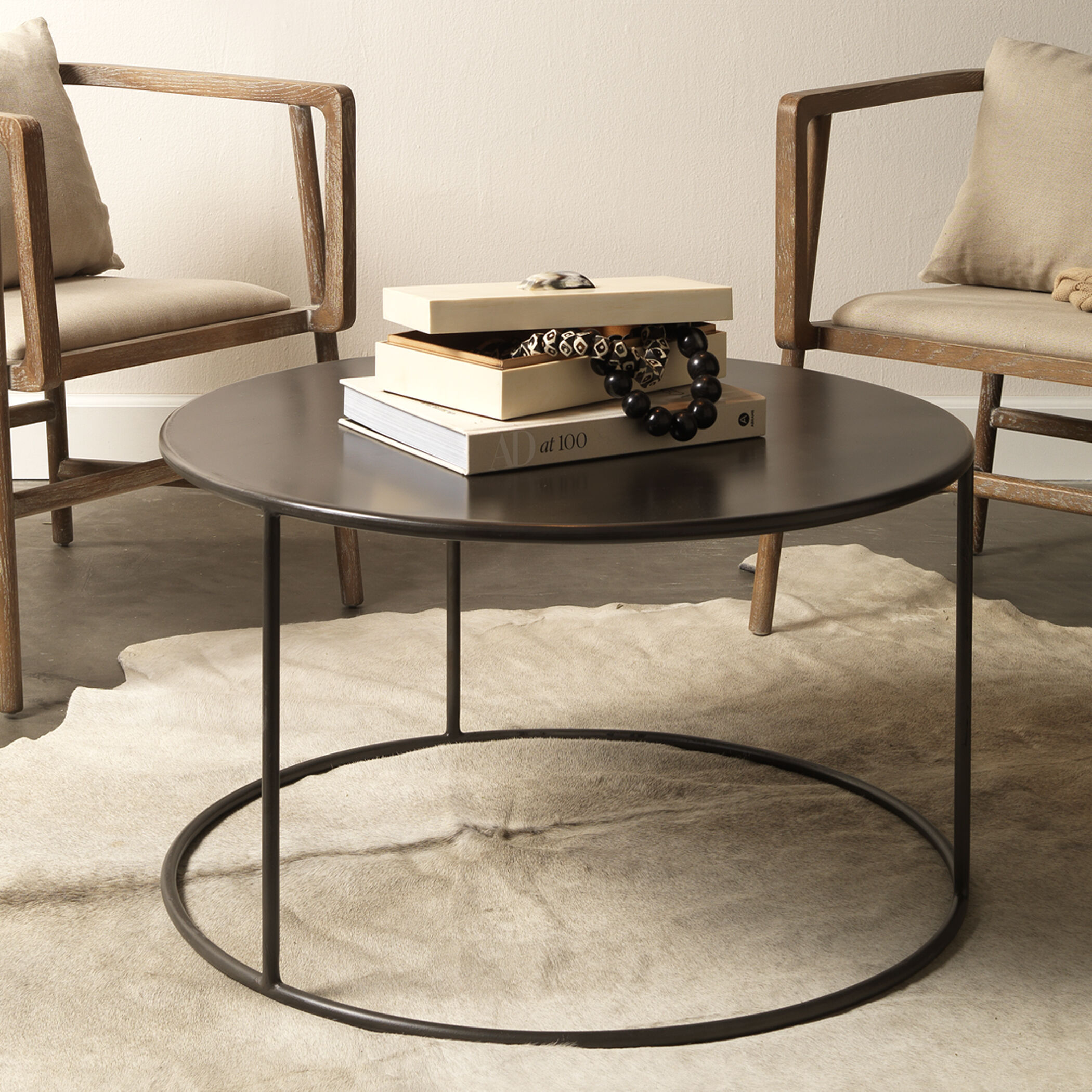 Constantine 12 X 7 inch Cream Resin w/ Horn Accent Large Rectangle Box