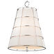 Savona Pendant Ceiling Light in Polished Nickel