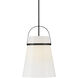 Tori 1 Light 14 inch Black Pendant Ceiling Light