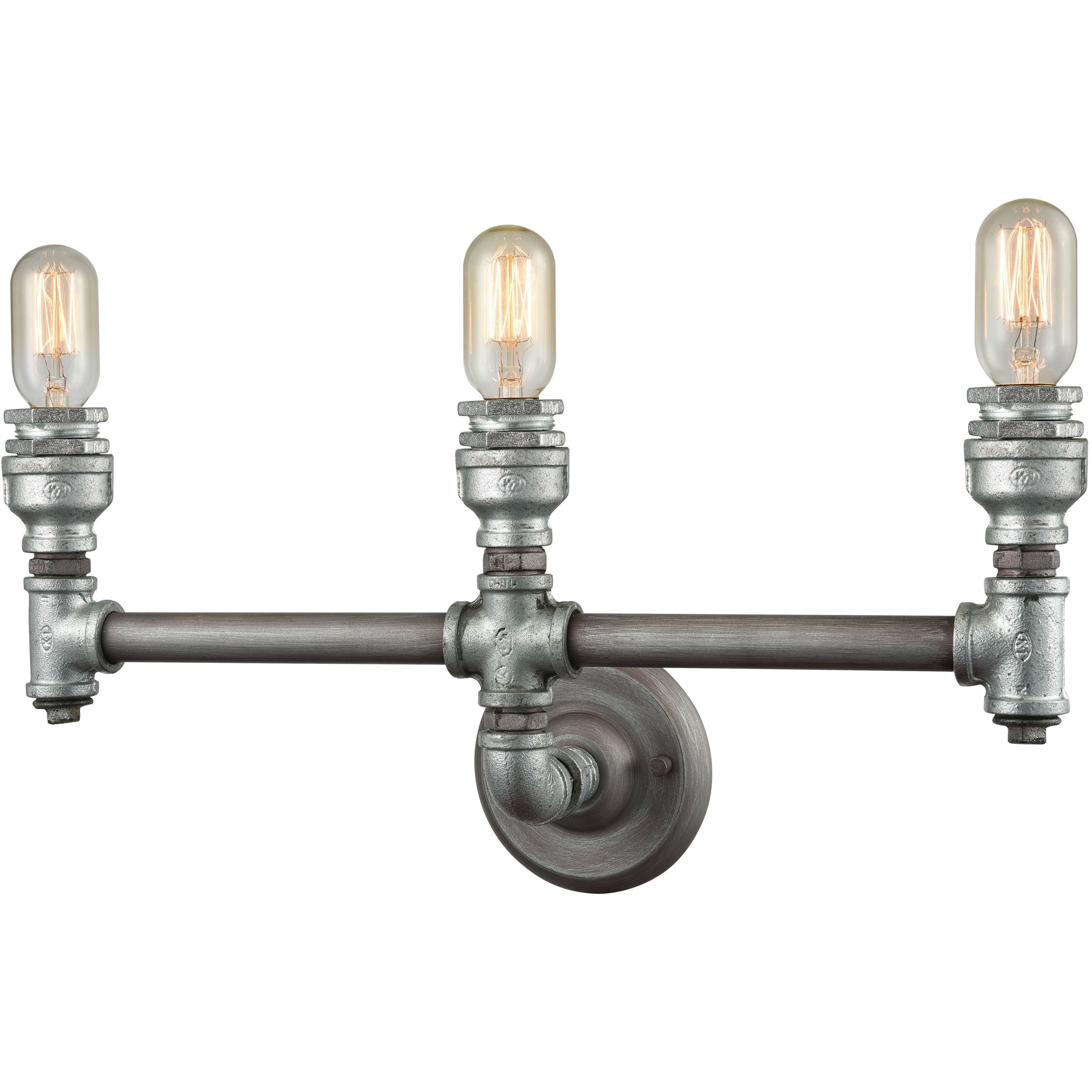Cast Iron Pipe Vanity Light Wall Light