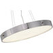 Canada LED 20 inch Chrome Chandelier Ceiling Light