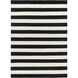 Frontier 132 X 96 inch Ivory/Black Handmade Rug in 8 x 11, Wool