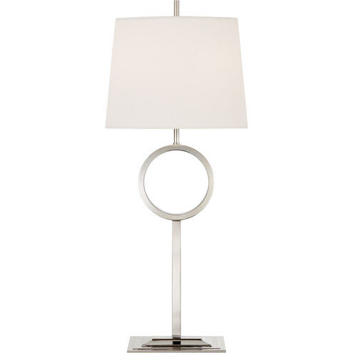 Thomas O'Brien Simone 33 inch 60.00 watt Polished Nickel Buffet Lamp Portable Light, Medium