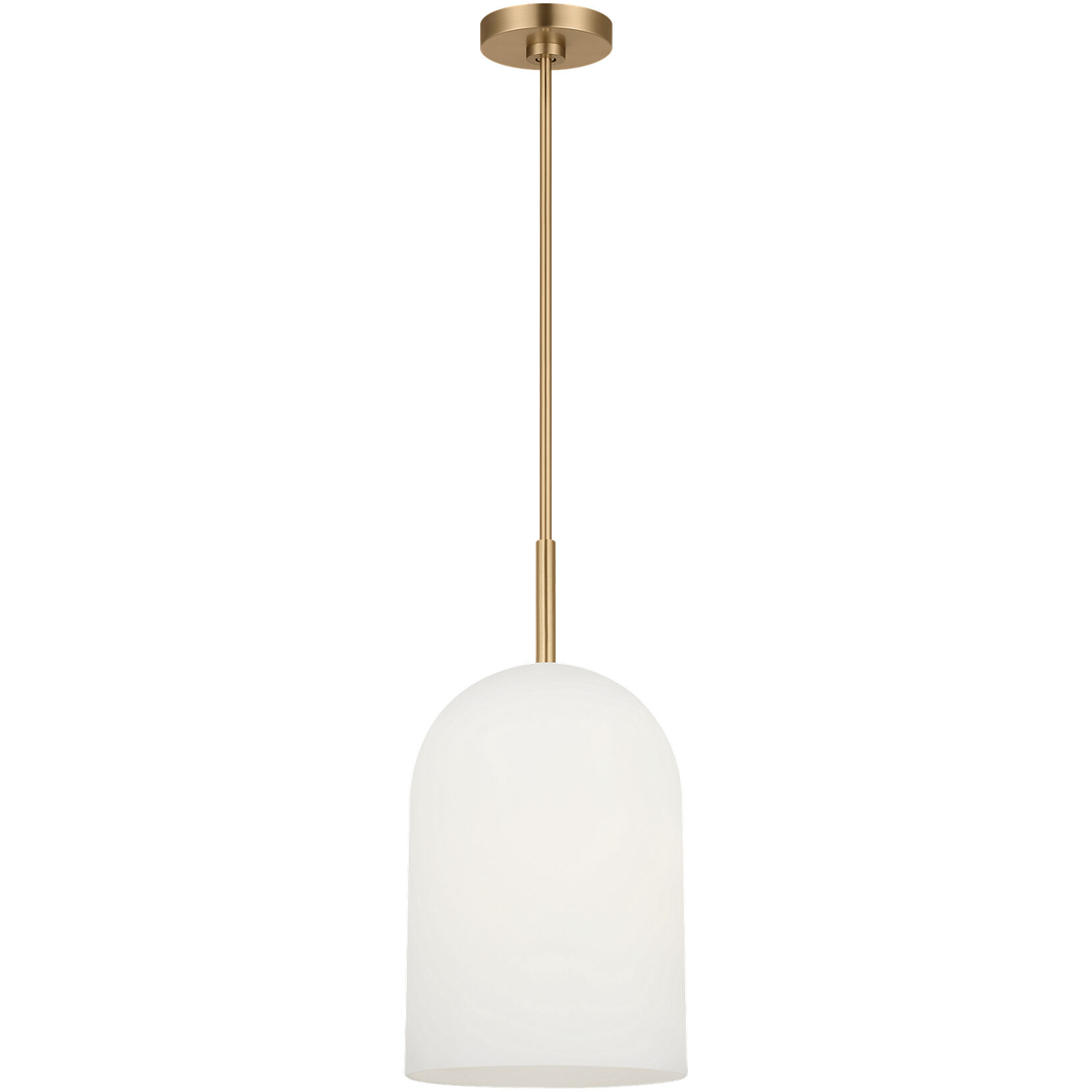 Neblina LED 10 inch Satin Brass Pendant Ceiling Light