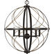 Brandywine 5 Light Antique Bronze Pendant Ceiling Light