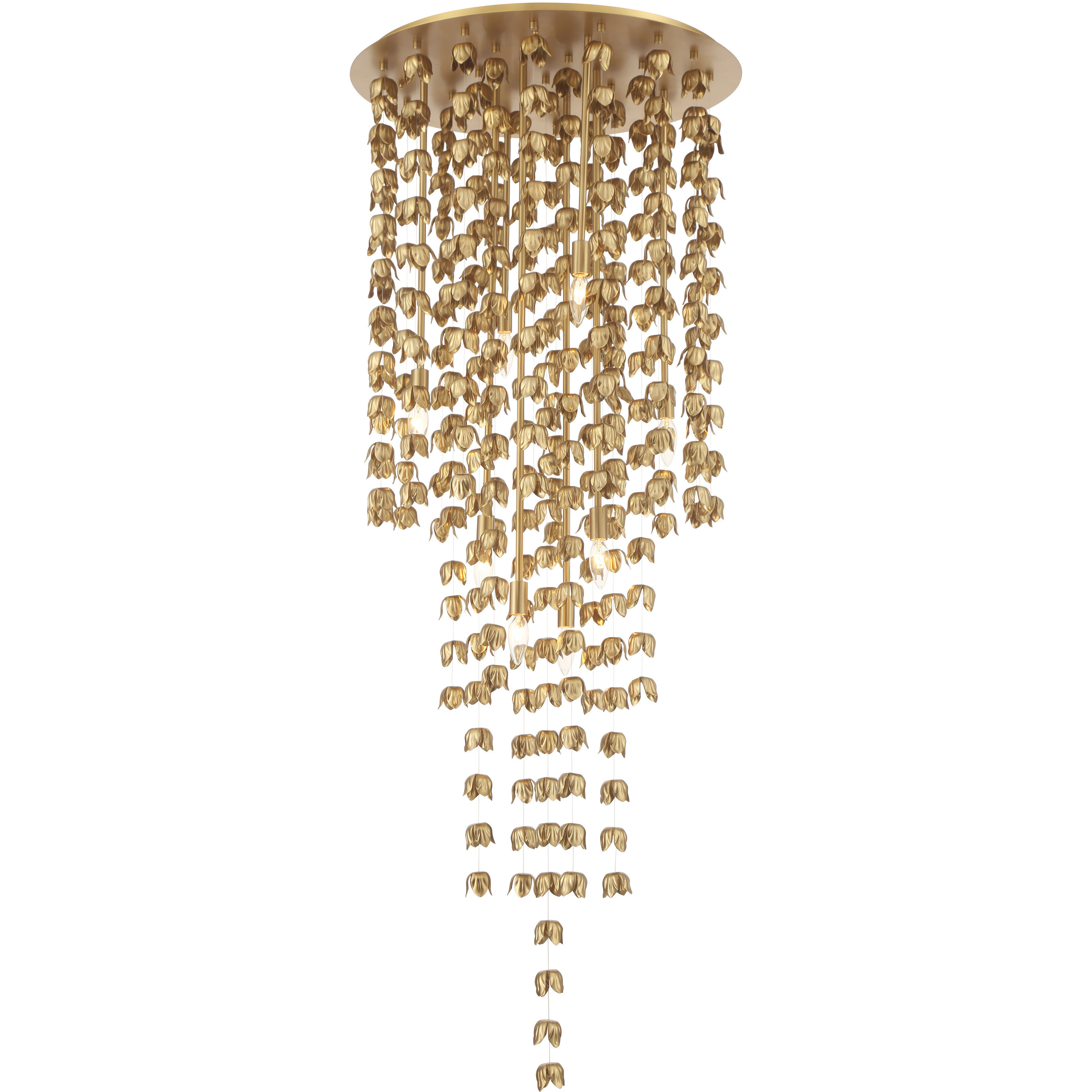 Ashgrove 8 Light 24 inch Legacy Brass Pendant Ceiling Light