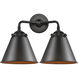Nouveau Appalachian 2 Light 16 inch Oil Rubbed Bronze Bath Vanity Light Wall Light, Nouveau