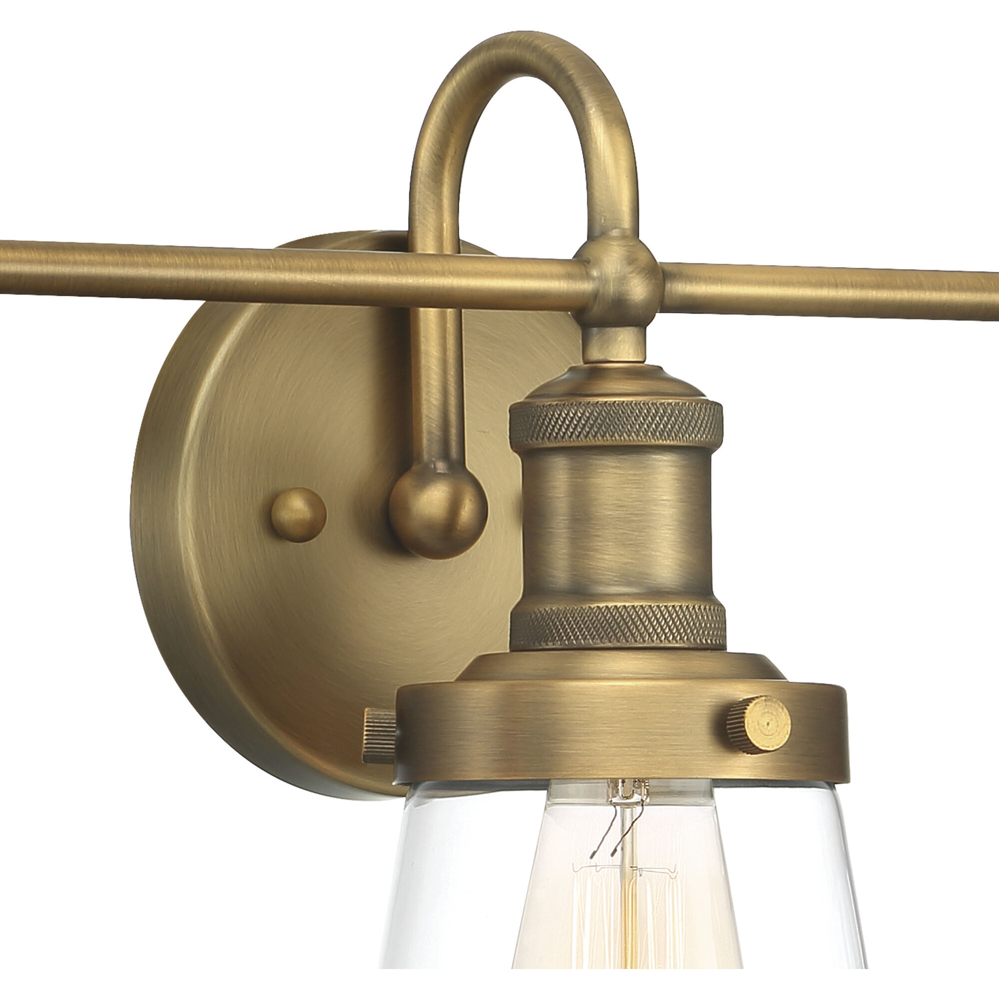 Taylor 3 Light 23 inch Old Satin Brass Bath Bar Wall Light