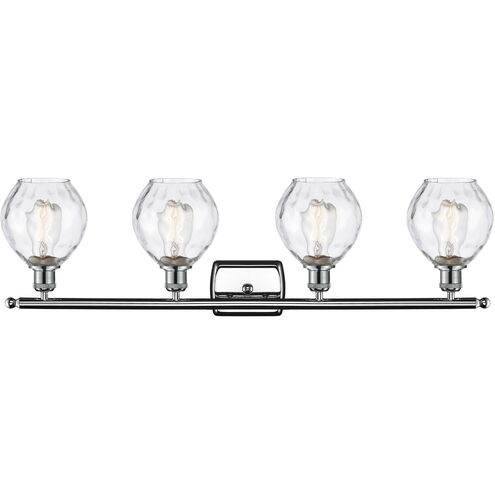 Ballston Small Waverly 4 Light 36 inch Polished Chrome Bath Vanity Light Wall Light, Ballston