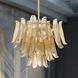 Regent 9 Light 23 inch Legacy Brass Chandelier Ceiling Light in Amber Crackled Glass