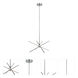 Jaxx LED 24 inch Polished Chrome Pendant Ceiling Light