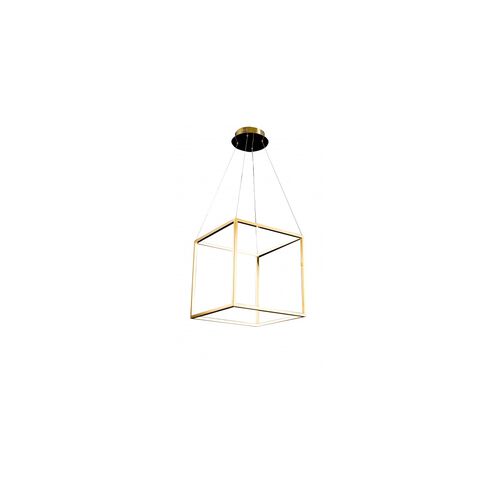 Canada LED 17 inch Gold Pendant Ceiling Light, Stainless Steel Gold Frame