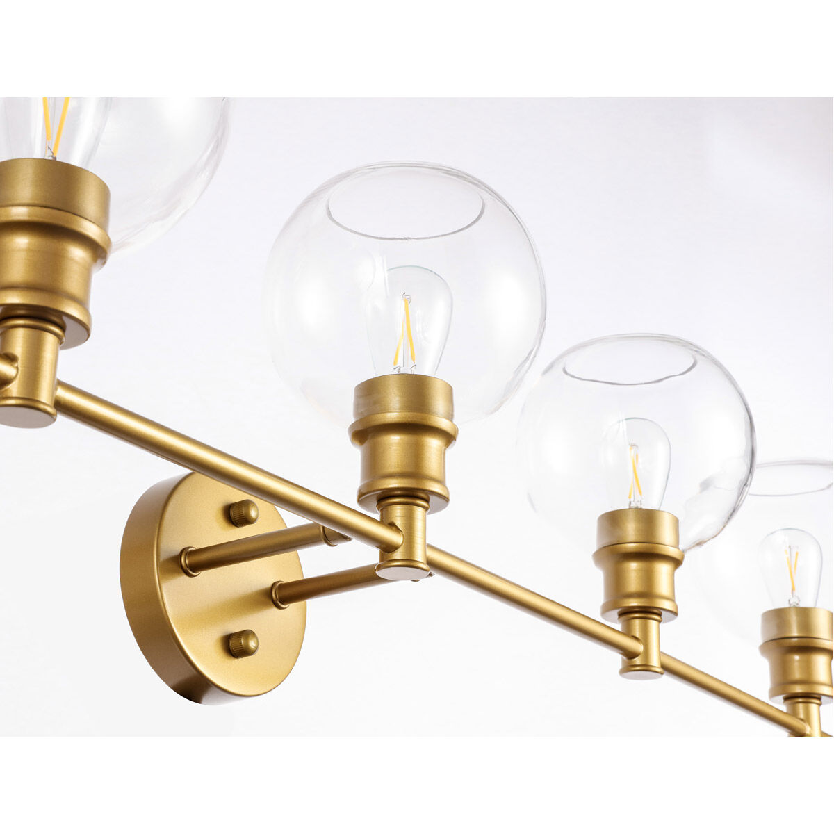 Collier 5 Light 47 inch Brass Wall sconce Wall Light