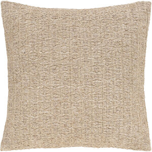 Leif 20 X 20 inch Cream/Taupe Pillow Kit, Square